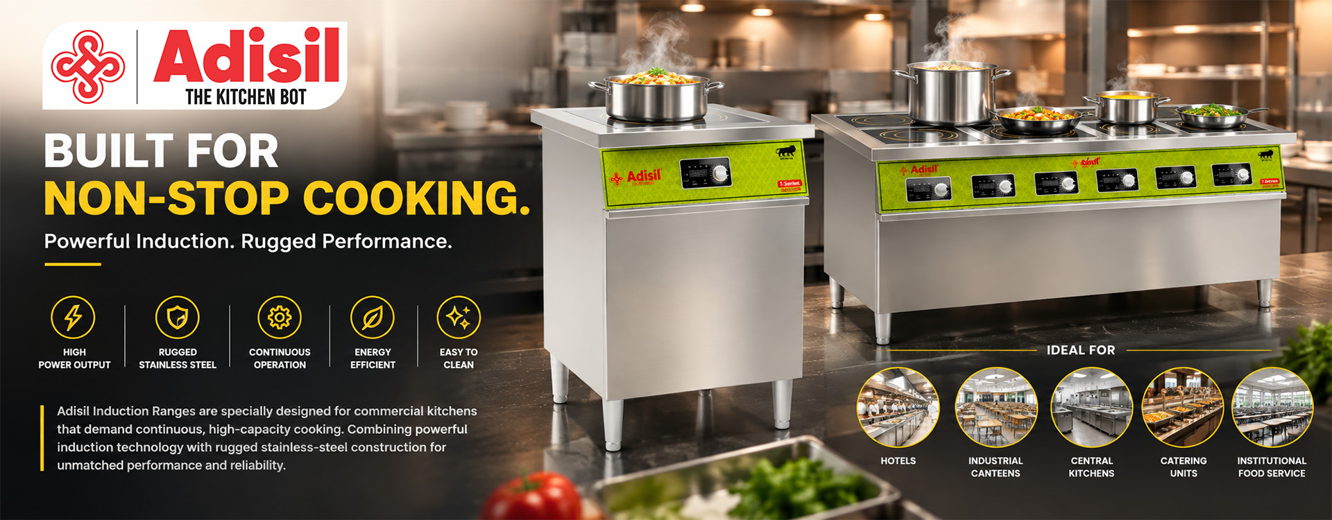Adisil Induction Ranges 
