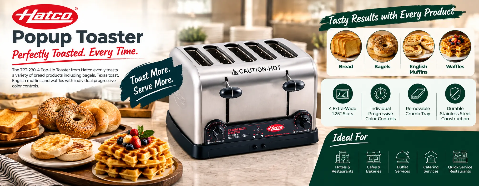 Hatco Popup toaster