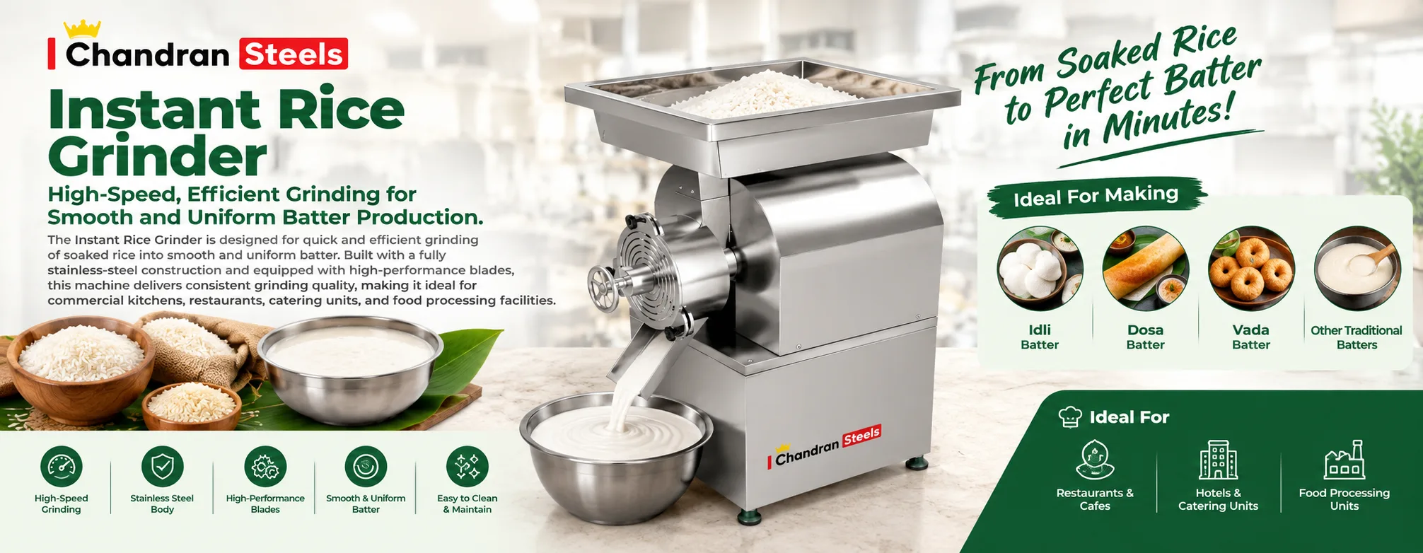 Instant Rice Grinder